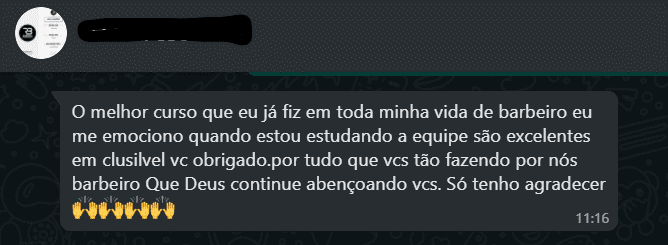 Mensagem de feedback 03